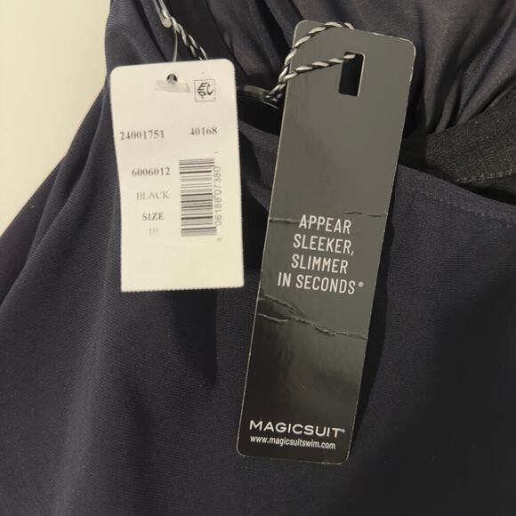 NWTs Magicsuit by Miraclesuit Solid Parker Swim Dress (10) - Picture 13 of 15